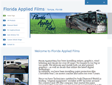 Tablet Screenshot of floridaappliedfilms.com